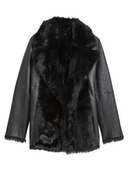 商品Toscana Shearling-Trim Leather Coat,商家Saks OFF 5TH,价格¥6597图片
