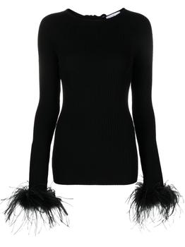 GIUSEPPE DI MORABITO | GIUSEPPE DI MORABITO - Wool Feathers Sweater商品图片,