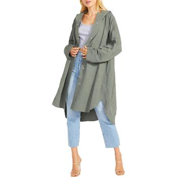 BB Dakota by Steve Madden | BB Dakota Going Somewhere Women's Oversized Waterproof Crinkled Trench Coat商品图片,4.1折×额外9折, 独家减免邮费, 额外九折