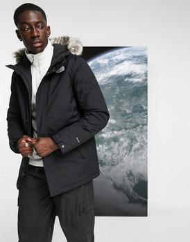 推荐The North Face Zaneck hooded waterproof parka jacket in black商品