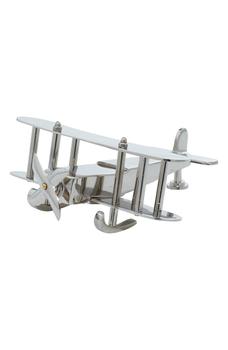 商品VIVIAN LUNE HOME | Silver Aluminum Airplane Sculpture,商家Nordstrom Rack,价格¥353图片