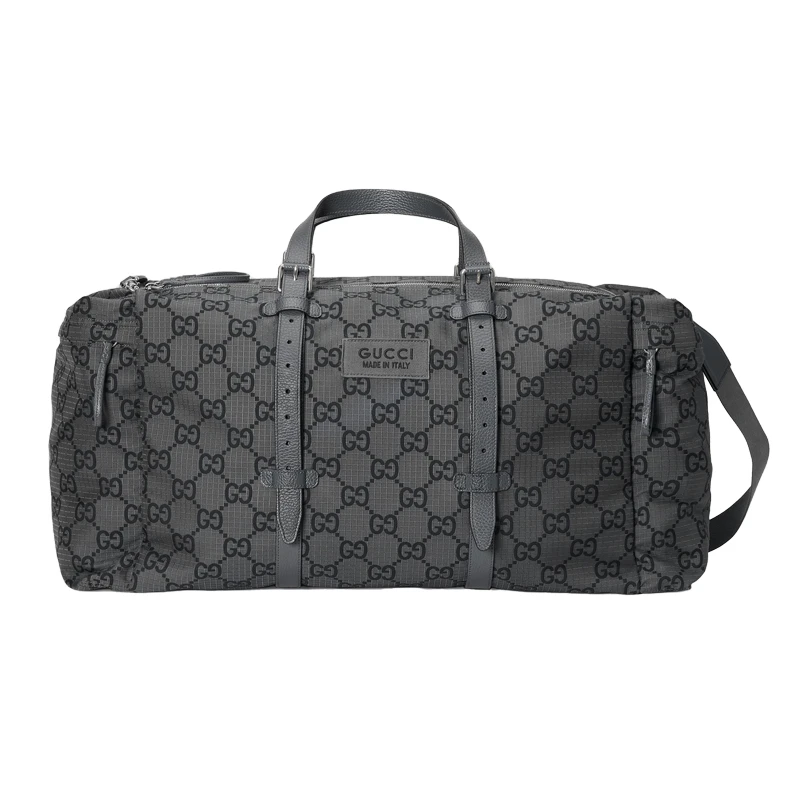 Gucci | 古驰 GG男士再生聚酯纤维拉链旅行包（两色可选）,商家VP FRANCE,价格¥17763