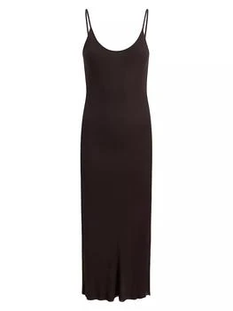 Khaite | Leesal Rib-Knit Camisole Dress,商家Saks Fifth Avenue,价格¥5101