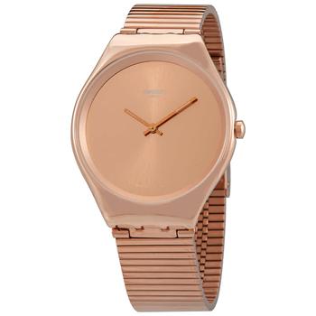 Swatch | Skinelegance Quartz Pink Gold Dial Unisex Watch SYXG101GG商品图片,7.3折