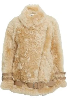 Acne Studios | Shearling biker jacket,商家THE OUTNET US,价格¥9254