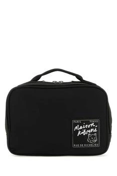 Maison Kitsune | Black Nylon Belt Bag,商家Italist,价格¥1770