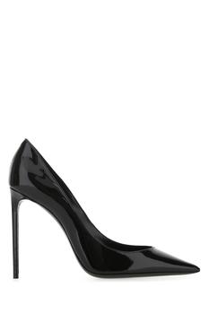 ysl高跟鞋价格, Yves Saint Laurent | Black leather Zoe 105 pumps Black Saint Laurent Donna商品图片 