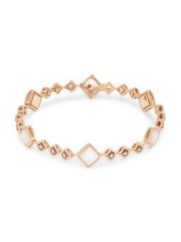 商品Roberto Coin | 18K Rose Gold, Mother of Pearl & Diamond Bracelet,商家Saks OFF 5TH,价格¥25462图片