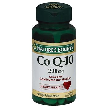 Nature's Bounty | Co Q-10 200 mg Dietary Supplement Softgels商品图片,独家减免邮费