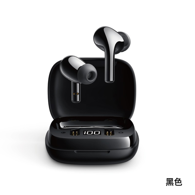 JOYROOM | 机乐堂（JOYROOM） JR-TL6双边蓝牙耳机LED数显蓝牙5.0HIFI音效 黑色商品图片,包邮包税