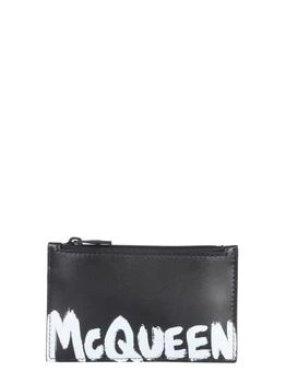 Alexander McQueen | Alexander Mcqueen Graffiti Leather Coin Purse,商家Baltini,价格¥1274