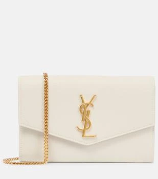 Yves Saint Laurent | Uptown leather clutch 
