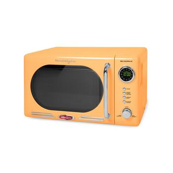 商品Nostalgia | Retro 0.7 Cubic Foot 700 Watt Countertop Microwave Oven,商家Macy's,价格¥1537图片