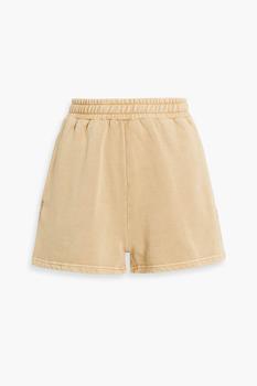 Ksubi | Embroidered cotton-fleece shorts商品图片,4.9折