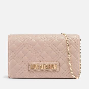 Love Leather, Love Moschino | Love Moschino Classic Quilted Faux Leather Cross Body Bag商品图片 额外7.5折, 额外七五折