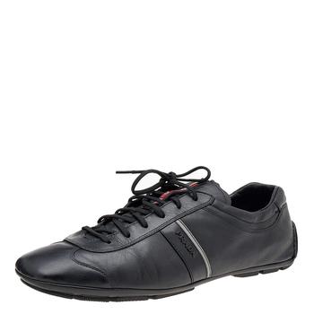 [二手商品] Prada | Prada Sport Black Leather Low Top Sneakers Size 45商品图片,满1件减$100, 满减