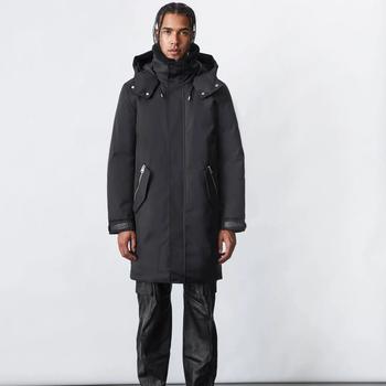 商品Mackage Men's Kason Long Hooded Coat - Black,商家Coggles,价格¥3514图片