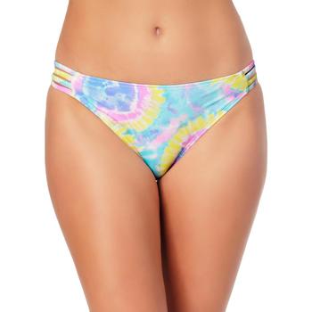 推荐California Waves Womens Juniors Tie-Dye Strappy Swim Bottom Separates商品
