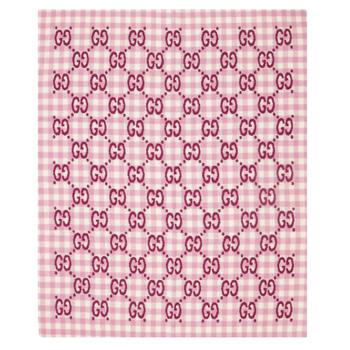 商品Pink GG Wool Blanket图片