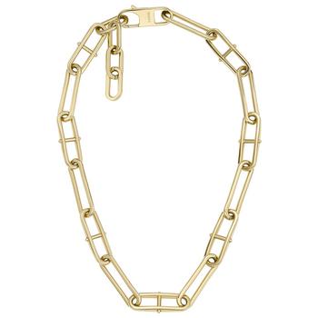推荐Heritage D Link Gold-tone Stainless Steel Chain Necklace商品