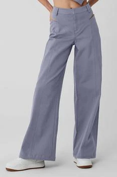Alo | High-Waist Risk Taker Trouser - Fog,商家Alo yoga,价格¥1268