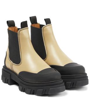 推荐Low-rise leather Chelsea boots商品