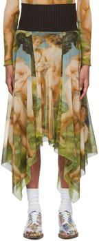 推荐SSENSE Exclusive Multicolor Nylon Midi Skirt商品