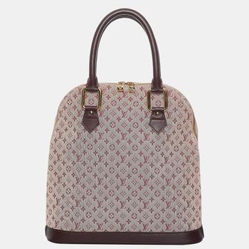 lv麻将包, Louis Vuitton | Louis Vuitton Brown/Pink Monogram Mini Lin Alma Haut商品图片 4.9折