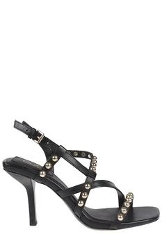 推荐Ash Saskia Stud Embellished Open Toe Sandals商品