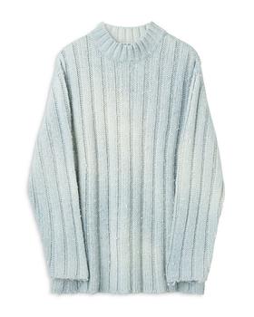 product Ribbed Regular Fit Funnel Neck Sweater image