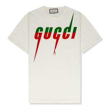 推荐Gucci Blade Print White T Shirt商品