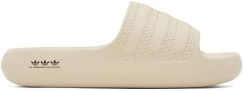 推荐Beige Adilette Ayoon Slides商品