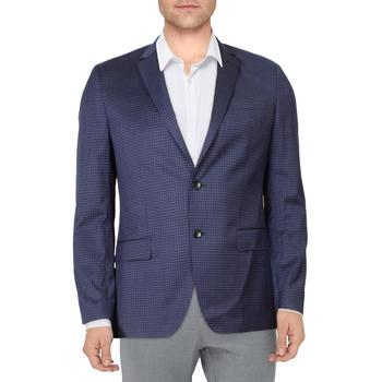 推荐BOSS Hugo Boss Mens Wool Checkered Two-Button Suit Jacket商品
