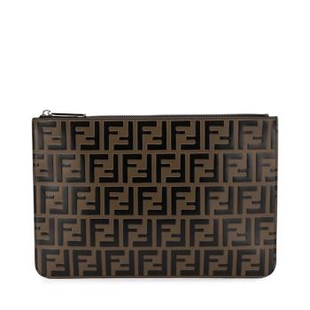 芬迪男包真假, Fendi | Fendi 芬迪 男士黑褐色拼接手拿包 7N0078-A5TL-F0H3C商品图片 独家减免邮费