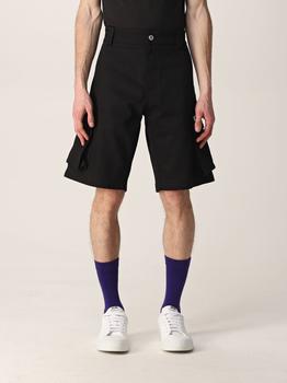 GCDS | Gcds bermuda in stretch cotton with logo商品图片,5折起
