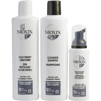 NIOXIN | NIOXIN 丽康丝 洗发护发套装（2号专业防脱发洗发水 300ml+2号专业防脱发护发素 300ml+头皮固发精华液 100ml） 1套,商家FragranceNet,价格¥181
