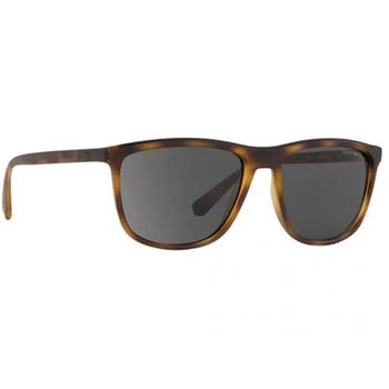 Emporio Armani | Emporio Armani Men's Sunglasses - Grey Lenses Matte Havana Frame | EA4109 5089 3.3折×额外9折x额外9折, 额外九折