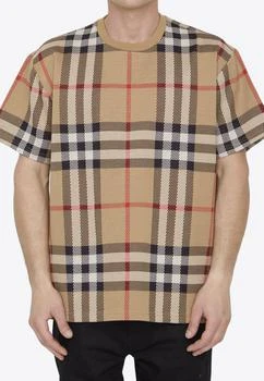 推荐Check Jacquard Short-Sleeved T-shirt商品