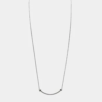 推荐Tiffany & Co. 18K White Gold Small T Smile Necklace商品