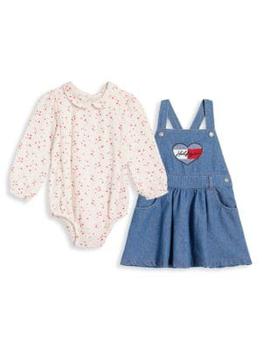 商品Tommy Hilfiger | Baby Girl's 2-Piece Dress & Bodysuit Set,商家Saks OFF 5TH,价格¥181图片