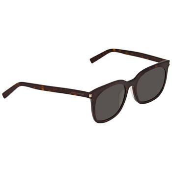 Yves Saint Laurent | Grey Square Men's Sunglasses SL 285 F SLIM 002 54商品图片,2.8折