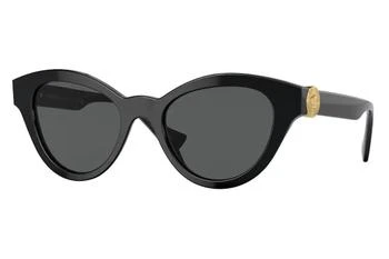 Versace | Dark Grey Cat Eye Ladies Sunglasses VE4435F GB1/87 52 4.1折, 满$200减$10, 独家减免邮费, 满减