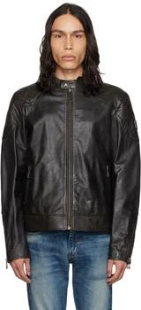 推荐Black Outlaw Leather Jacket商品