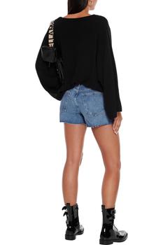 FRAME | Le Brigette distressed denim shorts商品图片,4.4折