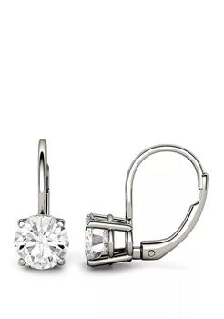 Charles & Colvard, Charles & Colvard | 3 ct. t.w. Lab Created Moissanite Leverback Earrings商品图片 