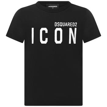 推荐Dsquared2 Brown   Kids Cotton Icon T-Shirt商品