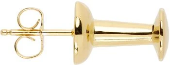 Secret of Manna | Gold Push Pin Single Earring,商家SSENSE,价格¥1095