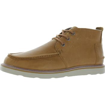 推荐Toms Mens Chukka Leather Moc Toe Chukka Boots商品