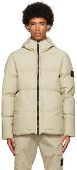 stone island羽绒服, Stone Island | Beige Naslan Down Jacket商品图片 