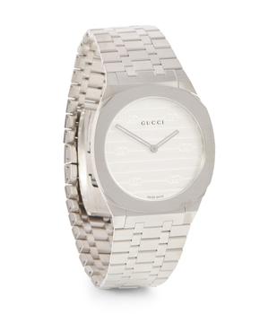 Gucci | 25H 30mm stainless steel watch商品图片,